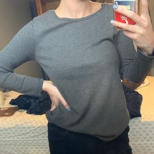 Dark grey long sleeve